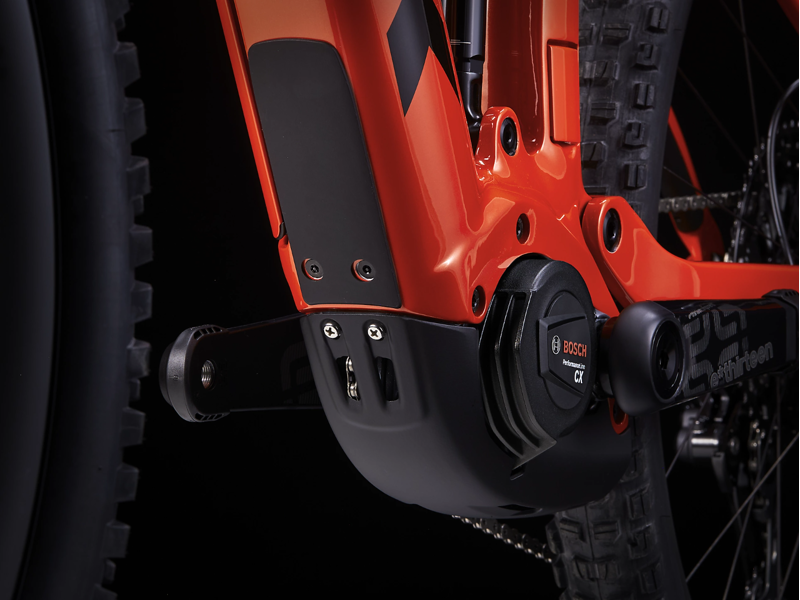 Trek Rail 9.9 CX Race Full Suspension Electric Mountain Bike 2024 in Lava Red-5